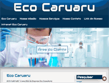 Tablet Screenshot of ecocaruaru.com.br